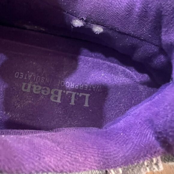 Women’s Trail Hiking Shoes Waterproof Suede Gorpcore Outdoor Wide 7 LL Bean - Picture 8 of 9